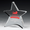 Moving Star Laser Engraved Paperweight